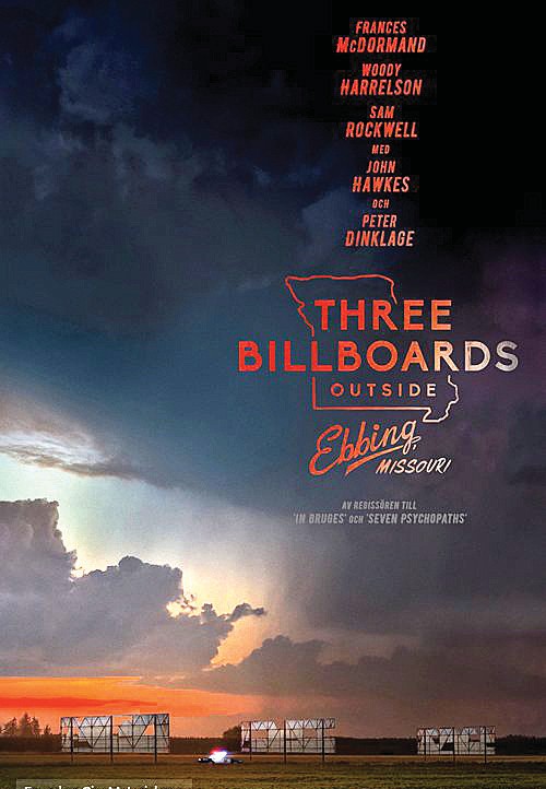 Three Billboards movie poster