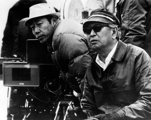 Akira Kurosawa Kagemusha on film set
